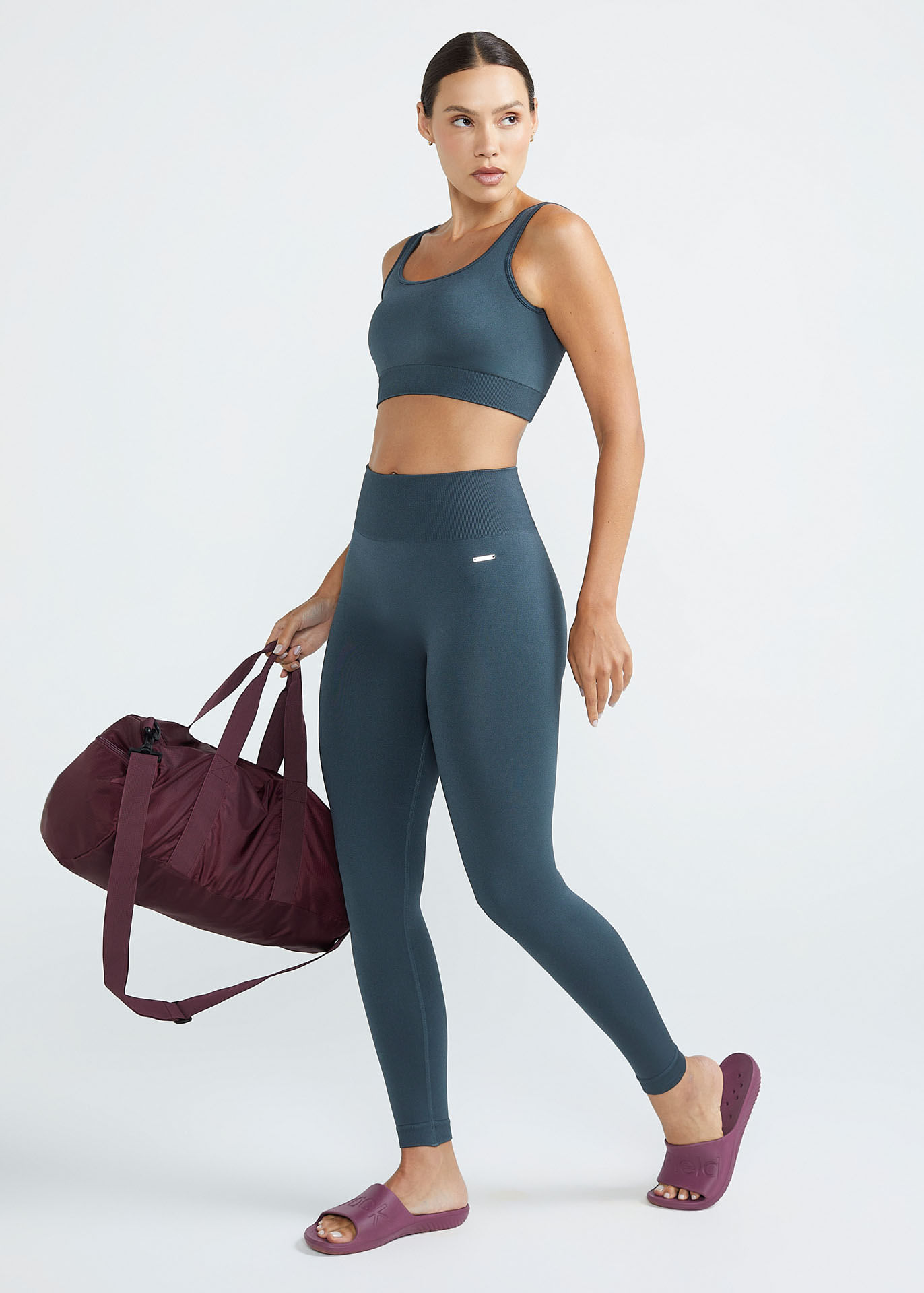 Calça Legging Feminina Skin Brilho